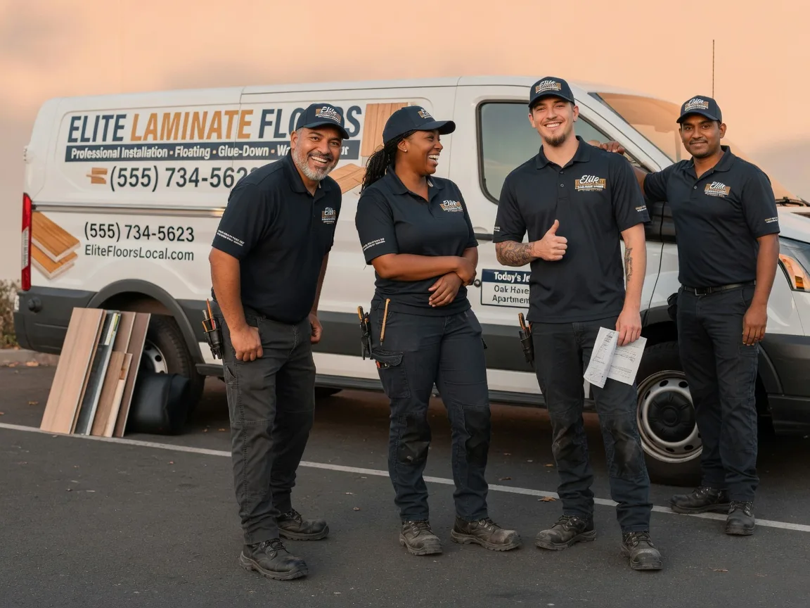 Laminate flooring installation company in Wishon, CA